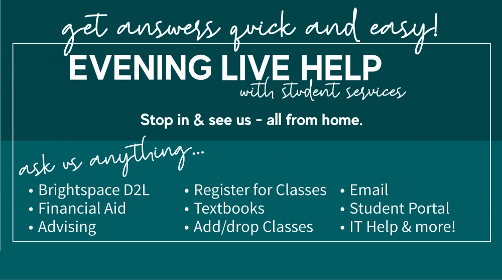 Photo for Spring 2023 Evening Live Help