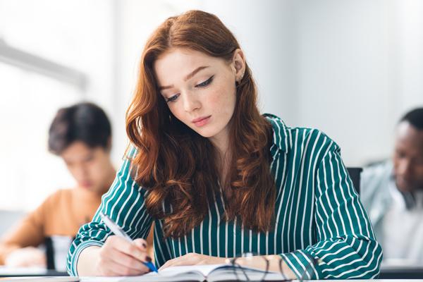 Student in class at wvncc