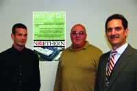 The public is invited to a free Community Electronic Drop-off Day to be held from 8:30 a.m.-2:30 p.m. Wednesday, May 2, in downtown Wheeling. Representing sponsors, Electronics Recycling Services and West Virginia Northern Community College, are, from left, David Seum, an outside sales consultant for ERS; Jim Johnston, ERS general manager; and Steve Lippiello, Northern’s chief financial officer and vice president of administrative services.