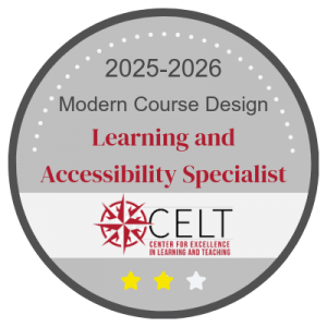 Learning and Accessibility Specialist Badge