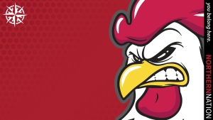 Thundering Chicken Zoom Background Red