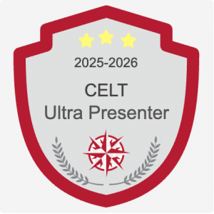 CELT Ultra Presenter Badge